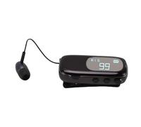 Zunate Auricolare Bluetooth con Clip e Display LCD |Auricolare Wireless Retrattile a Mani Libere per la Guida per Uso Aziendale (#1)