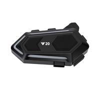 Zunate Auricolare Bluetooth per Casco da Moto, Connessione Stabile Bluetooth 5.3, Auricolare da Bici Impermeabile per la Guida, Cuffie per Casco con Cancellazione del Rumore