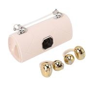 Zunate Auricolari a Morsetto Bluetooth 6.0 Cuffie con Clip per Orecchio con Cancellazione del Rumore con Orecchini Ad Rimovibili per Fitness da Lavoro (bianco panna)