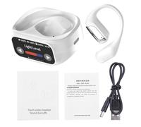 Zunate Auricolari Wireless per Traduzione, Bluetooth 5.4 AI Auricolari con Schermo, Cuffie Wireless con Ricarica Rapida per Viaggiatori e Conversazioni Globali