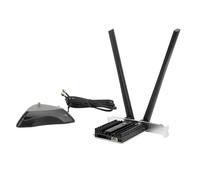 Zunate BE200 Scheda WiFi 7, Scheda di Rete WiFi 7 Scheda WiFi PCIe 8774Mbps con Bluetooth 5.4, Tri Band Fino a 6GHz, 802.11ax, MU Mimo, Adattatore di Rete Wireless 8774Mbps per 11 10