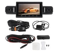 Zunate CAM Dash 2K, Schema Anteriore della Telecamera per Auto con Dash WiFi 2K All'interno dello Schermo da 3 Pollici da 3 Pollici con Scheda di Memoria da 64 GB a Sinistra Angolare