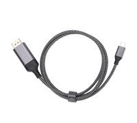 Zunate Cavo Convertitore Porta Display di Tipo C 4K a 60 Hz Cavo per Dispositivo di Visualizzazione di Tipo C per Tablet Telefonico