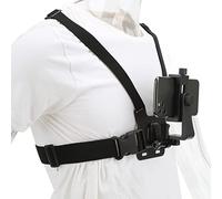 Zunate Cinturino Pettorale per Telefono Cellulare, Supporto per Clip per Telefono da 5,5-10 Cm Supporto per Cintura per Imbracatura Regolabile per Cellulare, per Ciclismo All'aperto dal Vivo