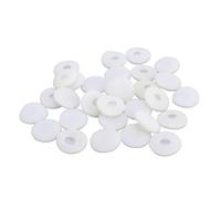 Zunate Comodi Copriauricolari in Schiuma con qualità del Suono Migliorata 30 Pezzi per Cuffie, CD DVD, Adatti per Lunghe Sessioni di Ascolto (WHITE)