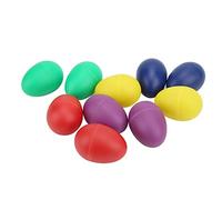Zunate Confezione da 10 Uova Musicali in Plastica |Mini Egg Shaker Percussioni Manuali per l'allenamento del Ritmo dei Bambini