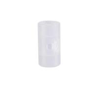 Zunate Convertitore Adattatore Batteria AA a C da 4 Pacchi, Scatole Custodie per Commutatori Porta Batterie, Plastica Bianca Resistente, Converte 1 Batteria AA a 1 C per Dispositivi Elettronici e