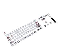 Zunate Copritasti PBT per Tastiera Meccanica, 71 Tasti Fai da Te Blossom Keycap con Interruttori Cherry MX per Serie RK61/Serie Gans Alt61/Serie IKBC Poker/Anne Pro/GH60/iquix F60/GK61/GK64/Annie 60