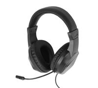 Zunate Cuffie Cablate USB, Driver da 40 Mm con Isolamento Acustico Cuffie da Gioco con Surround Virtuale 7.1 con Microfono Flessibile a Cancellazione di Rumore, per PC Call Center (BLACK)