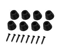 Zunate Cuscinetti in Gomma per Altoparlanti da 30x20 Mm | Base Antivibrante per Amplificatore per Chitarra e Subwoofer per Auto con Viti