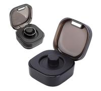 Zunate Custodia di Ricarica Smart Ring, Scatola di Ricarica Portatile Magnetica di Tipo C Rapida con Batteria Integrata da 200 MAh per R02 R03 R06 R11M R8 H01 SR05 Smart Rings (BLACK)