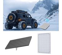 Zunate Custodia Protettiva per Antenna Parabolica, Custodia Protettiva in Silicone Impermeabile per Generazione 3, per Proteggere da Rocce, Sabbia e Grandine, Segnale, Dissipazione del (GREY)