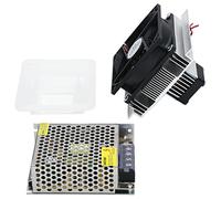 Zunate di Raffreddamento Peltier 12 V CC 60 W |Modulo di Raffreddamento Termoelettrico in Lega di Alluminio con Alimentatore per Mini AC di per Animali Domestici