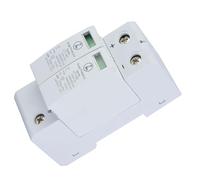Zunate Dispositivo di Protezione da Sovratensione 2P DC 1000V Scaricatore Fotovoltaico da Fulmine 40KA Protezione da Bassa Tensione con Binario di Guida da 36 Mm (2P40KA)