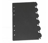 Zunate Divisori a Fogli Sciolti, Pagine Divisorie per Schede per Notebook A6 da 20 Fori, Divisori per Indici a Forma di Frutta, Schede in Plastica PP per Diari, per Agenda da Ufficio con Linguetta