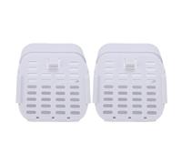 Zunate Filtro per Grondaia di Tipo A da 2x3 Pollici |Parafoglie e Accessorio di Uscita per Estensioni di Pluviali Residenziali (White)