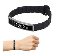 Zunate Fitness Tracker Band, Bluetooth Smart Bracciale con App, Dati di Esercizi Visualizzati, Supporta la Fotografia Remota, Notifiche di Chiamata (BLACK)