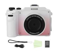 Zunate Fotocamera Digitale 5k per Fotografia, Fotocamera Vlogging WiFi da 80 MP per YouTube, Schermo UHD AutoFocus 3 Pollici con Zoom Digitale 18x, Anti Shake, per Viaggi in Diretta di (rosa sfumato)