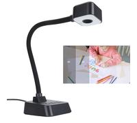 Zunate Fotocamera per Documenti USB 4K per Insegnanti, Fotocamera per Documenti con Webcam con Messa a Fuoco Automatica per Demo Live in Aula, Conferenze Web con Luce LED a 3 Livelli,