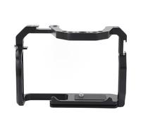 Zunate Gabbia per Fotocamera in Lega di Alluminio con Binario Scorrevole Stile Arca per 200D 200DII, Gabbia di Estensione Stabilizzatore per Impianto Video per Fotocamera con Fori Filettati da 1/4"