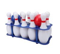 Zunate Gioco di Bowling per Interni Ed Esterni | 10 Birilli di Plastica e 2 Palline per Il Divertimento dei Bambini, Gioco Sicuro (per Bambini dai 3 Anni in su)