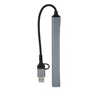 Zunate Hub USB, 1 USB 3.0 6 USB 2.0 Hub USB Tipo C 7 in 1, Estensore USB Splitter USB da 5 Gbps per Laptop, PC, Telefono, Mouse, Tastiera