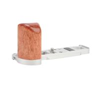 Zunate Impugnatura a Forma di Manuali per X100V X100VI, Staffa della Fotocamera L con Piastra di Rilascio Rapido ARCA Integrato 1/4 Foro Filo Antiscivolo per Accessori Fotografici (SILVER)