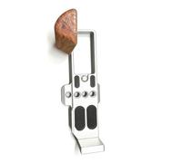 Zunate Impugnatura per Fotocamera in Legno a Forma di L con Piastra Base a Sgancio Rapido, Piastra Compatibile Arca, Slitta Fredda e Accesso Alla Batteria Senza Attrezzi per G7X I (SILVER)