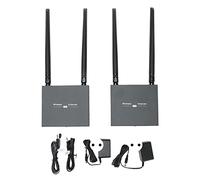 Zunate Kit di Estensione Dell'interfaccia Multimediale HD, Estensione WiFi, Telecomando IR 1080P, Penetrazione della Parete 200 M, Trasmissione di Rete Wireless per TV (Spina UE)