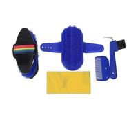 Zunate Kit di Pulizia Stabile Set Durevole da 6 Pezzi per Un'efficace Pelliccia di Cavallo e una Pulizia Stabile per i Cavalieri Materiale: PP