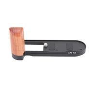 Zunate L Staffa Adatto per X1 X2, Telecamere L Handgrip a Forma con Piastra di Rilascio Rapido in Alluminio Foro Filettato da 1/4 di Pollice con Impugnatura in Legno per Treppiede ARCA