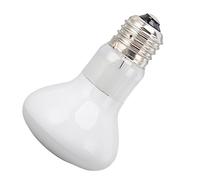 Zunate Lampada Riscaldante UVA E27 Bianca da 50 W |Lampadina UVB per Rettili Diurni e Notturni per Python Barbuto (25W)