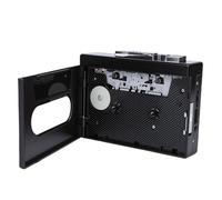 Zunate Lettore di Cassette, Convertitore Portatile da Cassette a MP3 con Jack AUX da 3,5 Mm per Registrazione e Riproduzione di Musica su unità Flash USB, Design Leggero e Compatto per