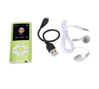 Zunate Lettore MP3 con Bluetooth 5.3 e Schermo LCD da 1,8 Pollici, Lettore Musicale Portatile HiFi Lossless per lo Sport, Dotato di Radio FM, di E-book, Registratore Vocale (GREEN)