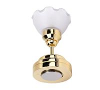 Zunate Luce LED per Scena in Miniatura, Lampada a Sospensione per Casa delle Bambole Alimentata a Batteria con Base Magnetica per Accessori Modello Casa delle Bambole