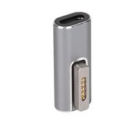 Zunate Magnetico USB C Femmina a 2,5A Type-C PD Power Ricarica Rapida Tipo C Adattatore Magnetico Laptop 2 USB C Femmina a Magnetic 2 con Adattatore Interfaccia Magnetica