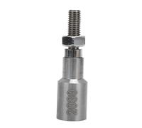Zunate Manicotto per Museruola da 51/64 Pollici per Pistola Pneumatica KEETECH 1170, Manicotto per Chiodatrice Decorativa, per Chiodatrice Ad Aria Compressa da 20,3 Mm in Acciaio Inossidabile