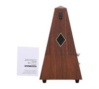 Zunate Metronomo in Stile Torre Ad Alto Volume con Movimento di Precisione Progettato per L'esame di Grado, Materiale Plastico (Grano del legno di teak)