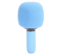 Zunate Microfono Karaoke Wireless Bluetooth, Microfono Con Cancellazione Del Rumore Con Sincronizzazione Della Luce Ambientale RGB Vocale 5 Effetti Sonori Accoppiamento Di Duetti, Per (BLUE)