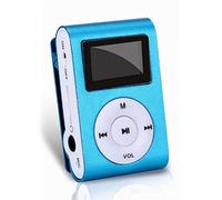 Zunate Mini lettore MP3, lettore musicale portatile con schermo LCD, supporto per schede di memoria, adatto per camminare e correre