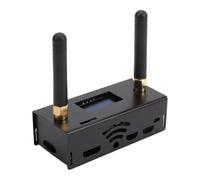 Zunate MMDVM Duplex Hotspot Board, WiFi Digital Voice Modem Spot Radio Assemblato Stazione Dual Antenne con Alloggiamento in Metallo OLED da 0,96 Pollici Supporto Montato UHF VHF Fit