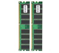 Zunate Modulo di Memoria DDR400 da 2 Pezzi da 1 GB Ottimizzato per stabilità Desktop e Prestazioni Resistenti Alle Alte Temperature