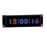 Zunate Modulo Display Flip Clock, 2,7 Pollici, luminosità a 5 Livelli | Display da 2,7 Pollici, 5 Livelli di luminosità, 10 Stili di Carattere, Memoria Automatica, Calendario Gregoriano e Lunare,
