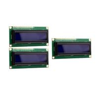 Zunate Modulo Display I2C LCD1602 16x2 Schermo Retroilluminato Blu PH2.0 Adattatore Interfaccia 4P 36x80mm per (Senza scheda driver IIC)