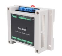 Zunate Modulo relè GPIO Controllo Industriale con Isolamento Fotoaccoppiatore Trigger di Livello Alto Basso per Sistemi di Automazione Custodia ABS (GRP-4AB0)