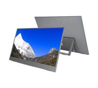 Zunate Monitor Portatile, Display per Computer FHD 1080P da 15,6 con Staffa Pieghevole, Estensore Schermo HDMI USB C per Telefono PC per OS X per per
