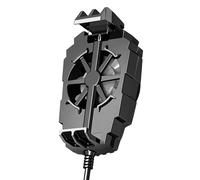 Zunate Morsetto/supporto per di Raffreddamento e Radiatore del Telefono Cellulare con Aletta/ala Turbofan, Funzionamento Silenzioso per Giochi, Streaming Live, (G6 Radiatore + Adattatore)