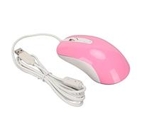Zunate Mouse da Gioco Cablato, 3500 DPI 7 Livelli Mouse da Gioco Retroilluminato RGB Regolabile a 4 Pulsanti Mouse Ergonomico per Computer per L' Entertainment (Rosa)
