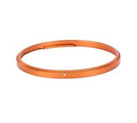 Zunate Orange Lens Ring Decorative Cap for GR4 Camera Aluminum Alloy Lightweight Scratch Resistant Easy Installation Photography Accessory, Camera Lens Adapter Ring