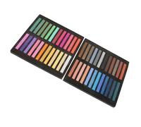 Zunate Pastelli Fluorescenti a 48 Colori |Set di Gessetti da Disegno per Graffiti, Pastelli e Bambole, Consistenza Morbida, Facile da Sfumare (48 colori)